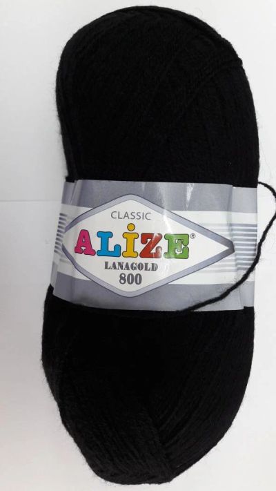 Лот: 8017757. Фото: 1. Пряжа Alize Lanagold Classic состав... Ткани, нитки, пряжа