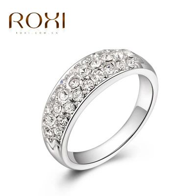 Лот: 6976812. Фото: 1. Кольцо ROXI с камнями 19 размер. Кольца, перстни