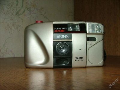Лот: 59163. Фото: 1. Торги с рубля! Фотоаппарат SKINA. Плёночные компактные