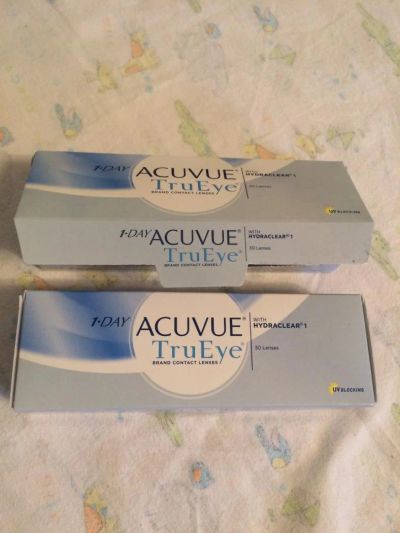 Лот: 8437843. Фото: 1. Контактные линзы Acuvue TruEye... Контактные линзы