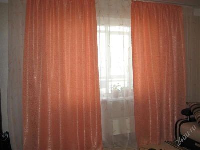 Лот: 2889817. Фото: 1. Портьеры (жаккард). Шторы, тюль