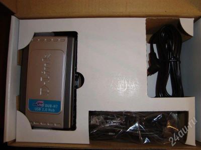 Лот: 501763. Фото: 1. USB 2.0 Hub DUB-h7 (7 портов... Платы расширения, контроллеры, доп. порты