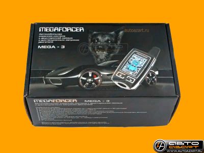 Лот: 4793736. Фото: 1. Автосигнализация MegaForcer MEGA-3... Автомобильные сигнализации