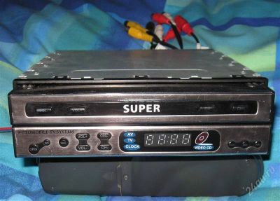 Лот: 1211415. Фото: 1. TV SUPER 1DIN Неисправен. Мониторы, DVD