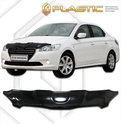 Лот: 13008642. Фото: 1. Дефлектор капота Peugeot 301 2012г-. Детали тюнинга
