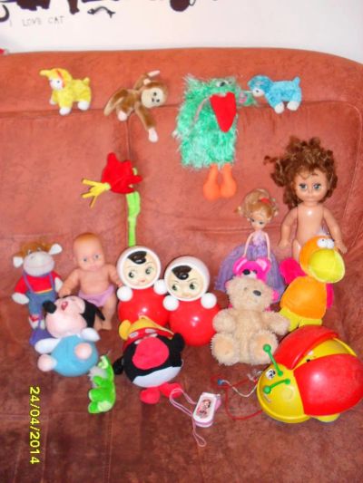 Лот: 4016763. Фото: 1. Пакет игрушек одним лотом: мягкие... Мягкие