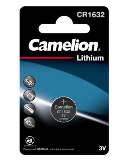 Лот: 17642685. Фото: 1. Батарейка Camelion CR1632 Lithium... Батарейки, аккумуляторы, элементы питания