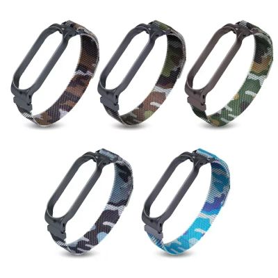 Лот: 17932335. Фото: 1. Ремешок для Mi Band 5 Milanese... Ремешки, браслеты