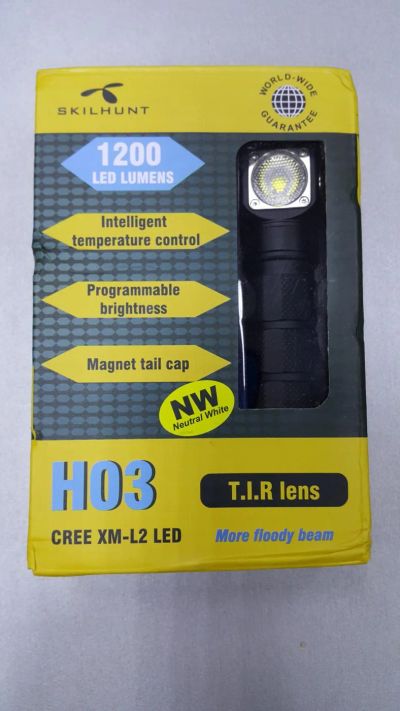 Лот: 9689091. Фото: 1. Налобный фонарь Skilhunt H03. Фонарики