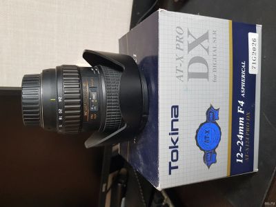 Лот: 14766047. Фото: 1. Tokina AT-X PRO DX 12-24 f4 на... Объективы