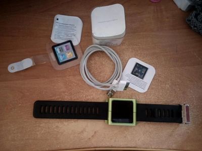Лот: 8923417. Фото: 1. ipod nano 6 + ремешок. Плееры