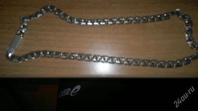 Лот: 2408323. Фото: 1. серебрянная цепочка. Цепочки