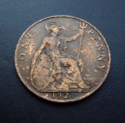 Лот: 4959557. Фото: 1. Старая иностранная монетка №24. Великобритания и острова