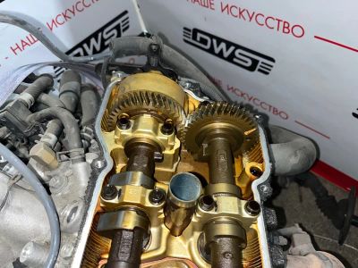 Лот: 18960513. Фото: 1. Двигатель Toyota Harrier MCU10W... Двигатель и элементы двигателя