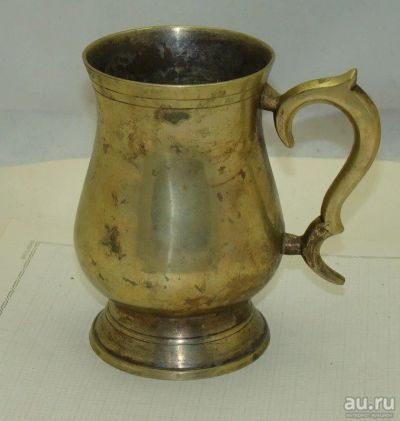 Лот: 11679300. Фото: 1. Кружка бронзовая старинная (Q685... Предметы интерьера и быта