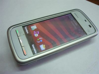 Лот: 1757160. Фото: 1. Nokia 5228 White. Кнопочные мобильные телефоны
