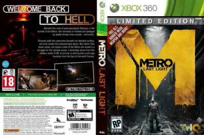 Лот: 3426800. Фото: 1. Metro 2033: Last Light for Xbox... Игры для консолей