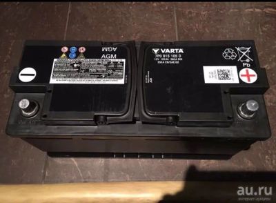 Лот: 13448715. Фото: 1. Аккумулятор Agm varta 105Ан. Аккумуляторы