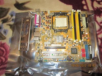 Лот: 1895059. Фото: 1. ASUS M2NBP-VM CSM AM2. Материнские платы