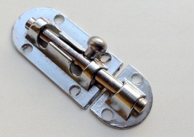 Лот: 4929270. Фото: 1. 🚪 Шпингалет овальный хром набор... Замки