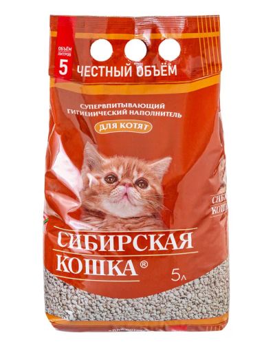 Лот: 12727783. Фото: 1. Наполнитель Сибирская кошка супервпитывающий... Миски, лотки, наполнители