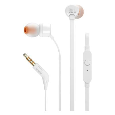 Лот: 24434019. Фото: 1. Наушники JBL Tune 110 White. Наушники, гарнитуры