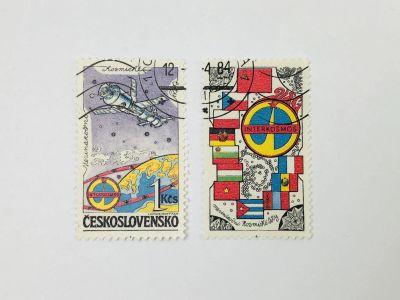 Лот: 23593991. Фото: 1. Международные космические полеты... Марки