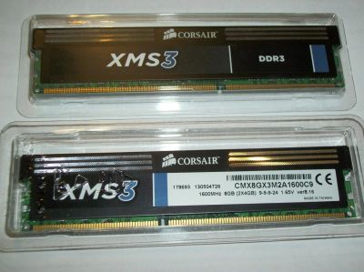 Лот: 8859922. Фото: 1. Corsair CMX8GX3M2A1600C9 Оперативная... Оперативная память