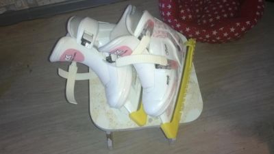 Лот: 8037166. Фото: 1. Коньки детские раздвижные р.34-37в... Коньки
