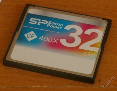 Лот: 1874406. Фото: 1. 32гб Compact Flash CF Silicon... Карты памяти