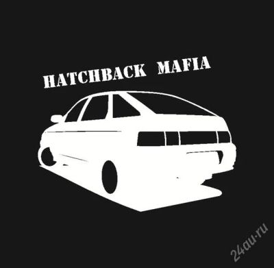 Лот: 1106663. Фото: 1. Наклейка на стекло "Hatchback... Детали тюнинга