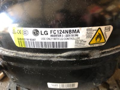 Лот: 14774927. Фото: 1. Компрессор FC124NBMA AR15OIL Газ... Запчасти для остальной бытовой техники