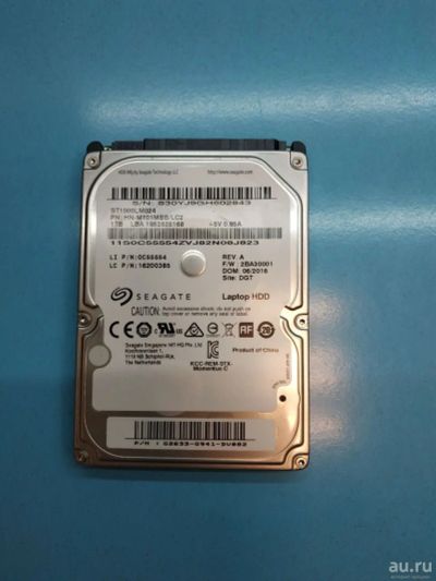 Лот: 18338507. Фото: 1. Б/У жёсткий диск, HDD для ноутбука... Жёсткие диски (HDD)