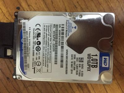 Лот: 7831621. Фото: 1. жеский диск 1Tb; 2,5 WD10JPVX... Жёсткие диски (HDD)
