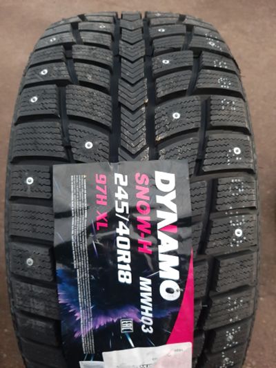 Лот: 23683201. Фото: 1. 245/40 R18 97H Dynamo Snow-H MWH03. Шины