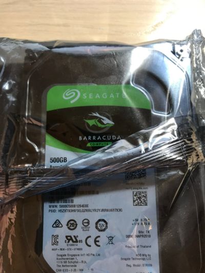 Лот: 13455529. Фото: 1. Seagate Barracuda - 500Gb - новый... Жёсткие диски (HDD)