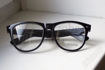 Лот: 502608. Фото: 1. Очки Wayfarer черные. Очки солнцезащитные