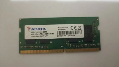 Лот: 21540737. Фото: 1. 4 гб DDR4 2400 мгц sodimm adata... Оперативная память