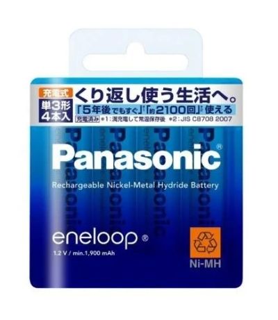 Лот: 10877299. Фото: 1. Аккумуляторы Panasonic Eneloop... Батарейки, аккумуляторы, элементы питания