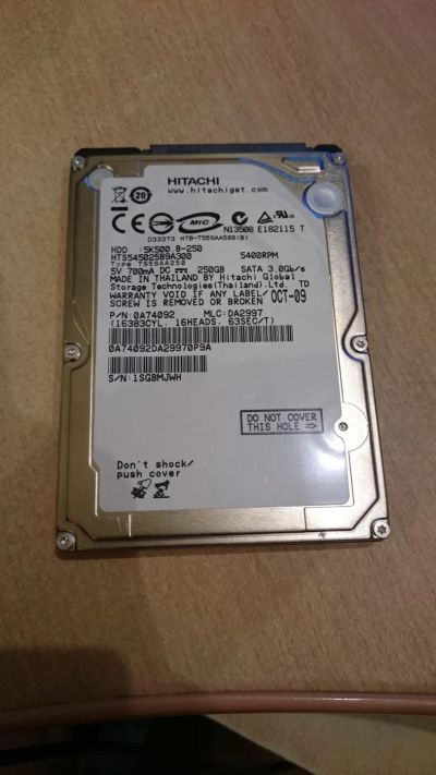 Лот: 6479327. Фото: 1. Жесткий диск Hitachi. Жёсткие диски (HDD)