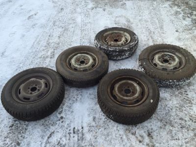 Лот: 4962863. Фото: 1. Колеса на ВАЗ. Шины на дисках