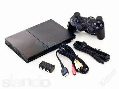 Лот: 1925629. Фото: 1. PlayStation 2 (PS2) чипованная... Игровые приставки, консоли