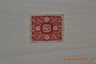 Лот: 5546575. Фото: 1. Марка Норвегии 1987г. Стилизованные... Марки