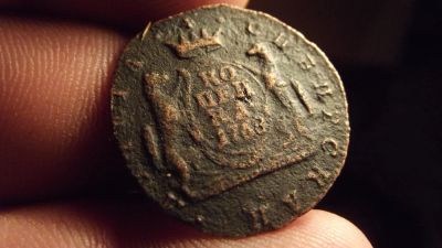 Лот: 10738198. Фото: 1. Редкая сибирская копейка 1768... Россия до 1917 года