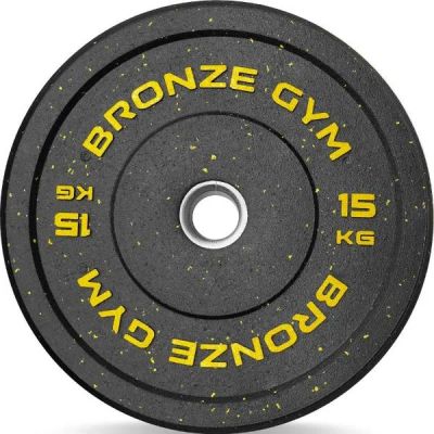 Лот: 24441604. Фото: 1. Диск для штанги Bronze Gym обрезиненный... Штанги, блины