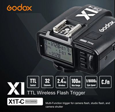 Лот: 8323326. Фото: 1. Трансмиттер Godox X1T-C для Canon... Вспышки, осветители, рассеиватели