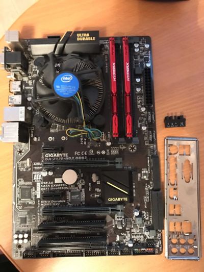 Лот: 16729715. Фото: 1. Сборка i5 6500 HyperX 16гб + z170. Компьютеры в сборе