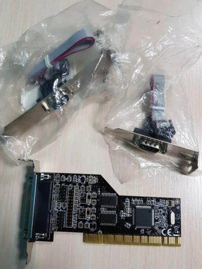 Лот: 12093640. Фото: 1. Контроллер PCI 1xLPT 2xCOM Bulk. Платы расширения, контроллеры, доп. порты