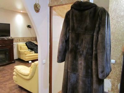 Лот: 4366059. Фото: 1. шуба норковая 50-54р орех. Верхняя одежда