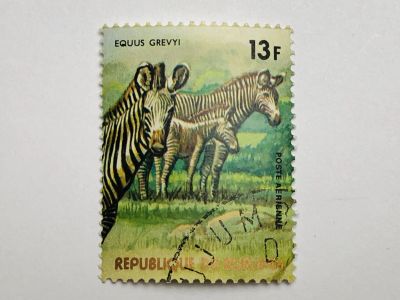 Лот: 23316557. Фото: 1. Африканские животные. Зебра Греви... Марки